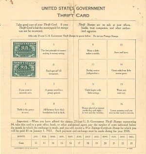 United States Government Thrift Card